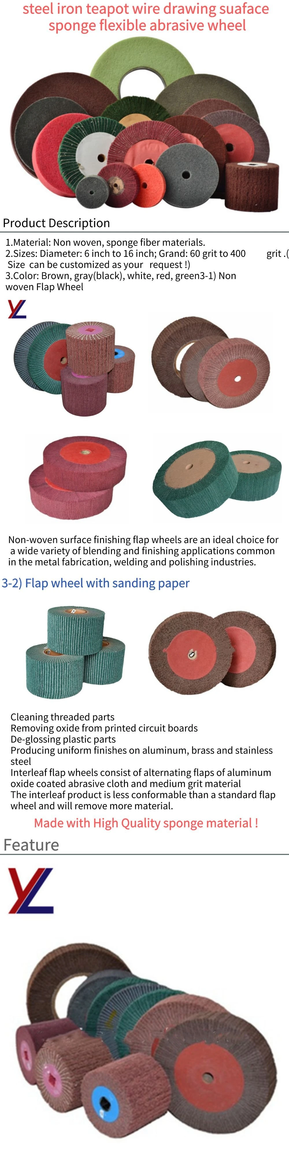 Non Woven Interleaved Wheels for Alloy Automobile Abrasive